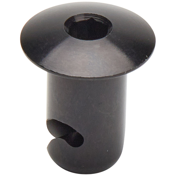 ALLSTAR PERFORMANCE 19176 Oval Allen Hd Fasteners 7/16 .500in 10pk Alum Bk