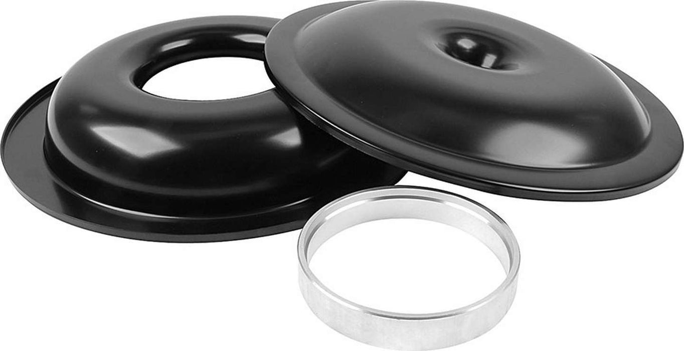 ALLSTAR PERFORMANCE 25903 LW 14in A/C Kit Black No Element 1in Spacer