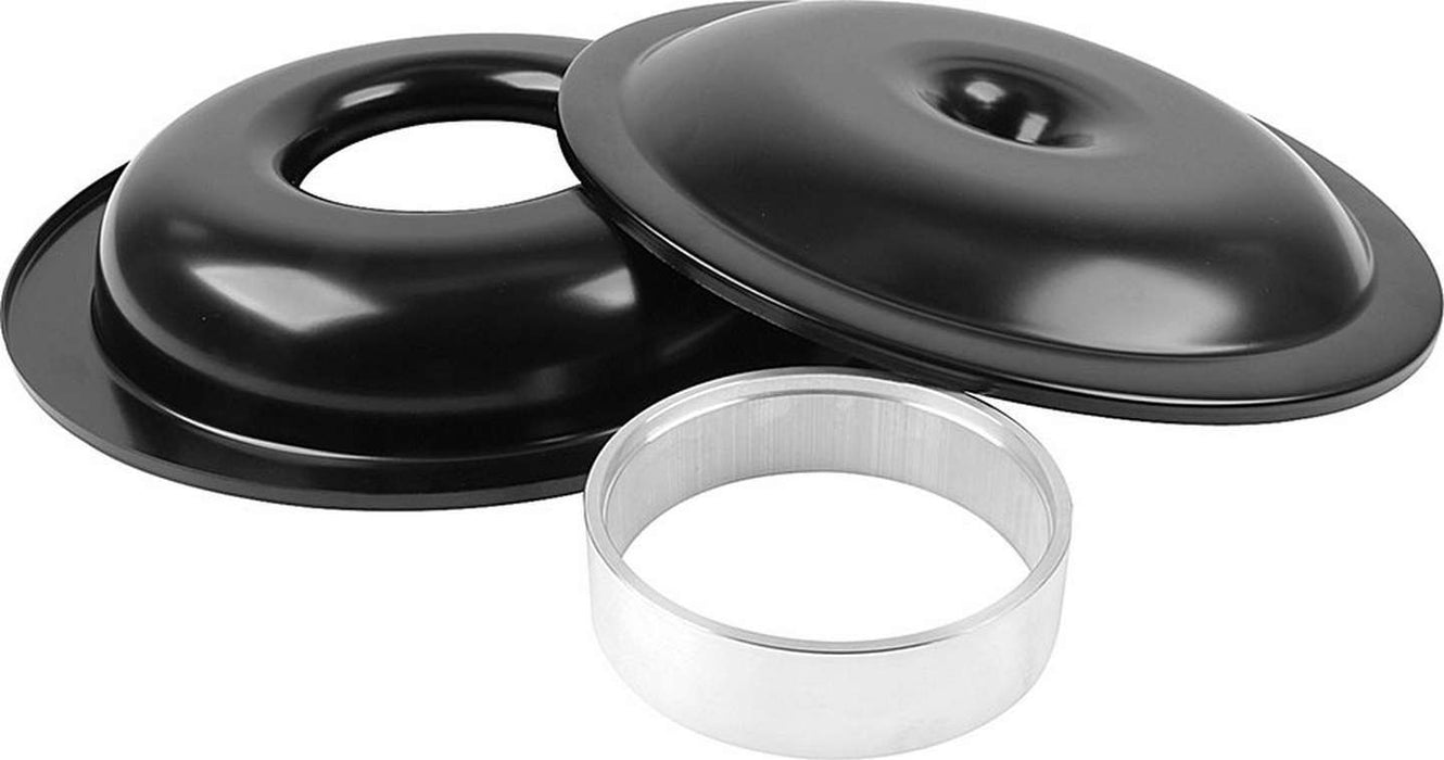 ALLSTAR PERFORMANCE 25905 LW 14in A/C Kit Black No Element 1-1/2in Space