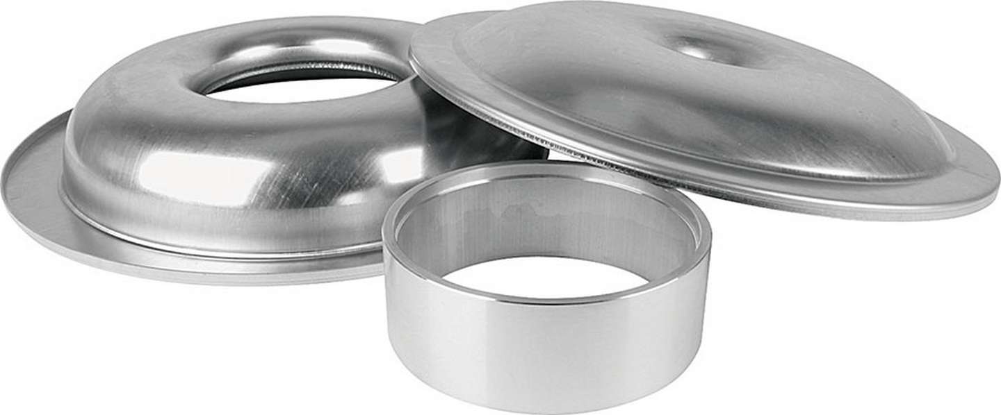 ALLSTAR PERFORMANCE 25906 LW 14in A/C Kit Plain No Element 2in Spacer