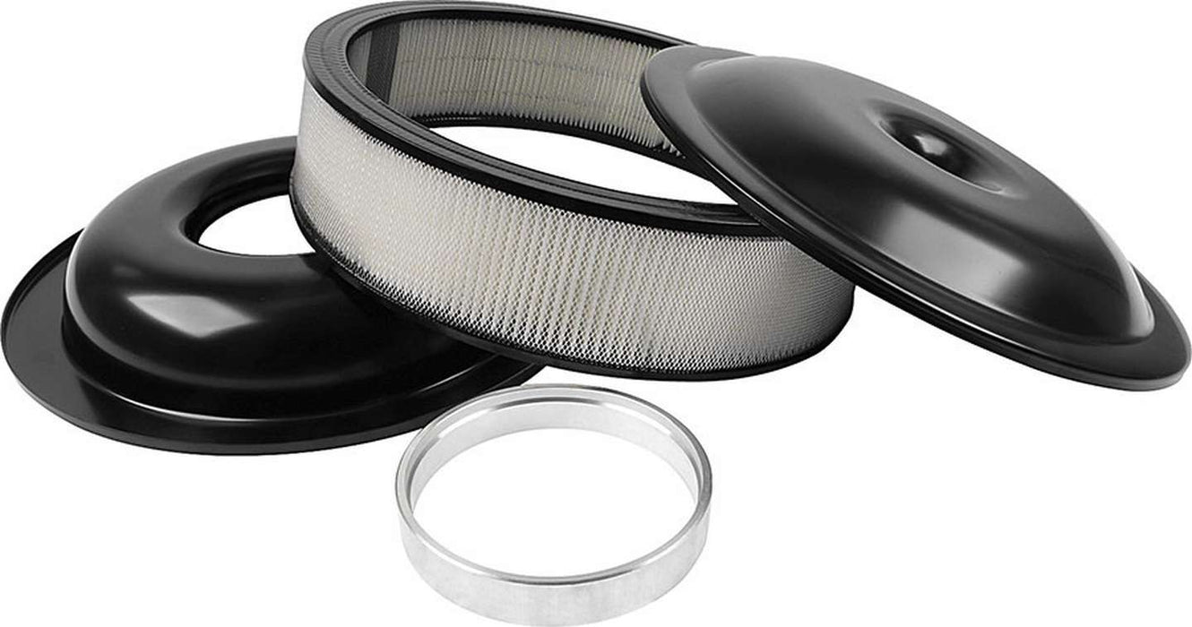 ALLSTAR PERFORMANCE 25915 LW 14in A/C Kit Black 4in Paper Element