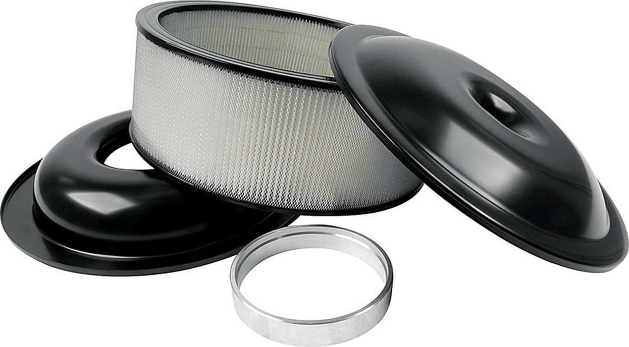 ALLSTAR PERFORMANCE 25917 LW 14in A/C Kit Black 5in Paper Element