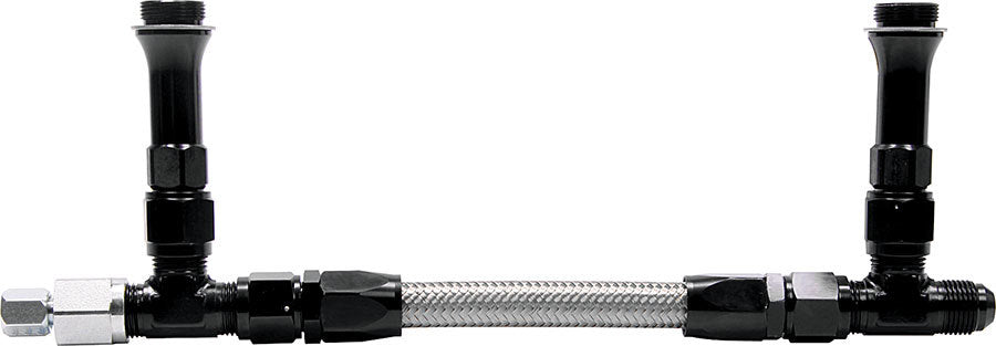 ALLSTAR PERFORMANCE 26166 Fuel Line Kit 9-5/16in Std Holley Black