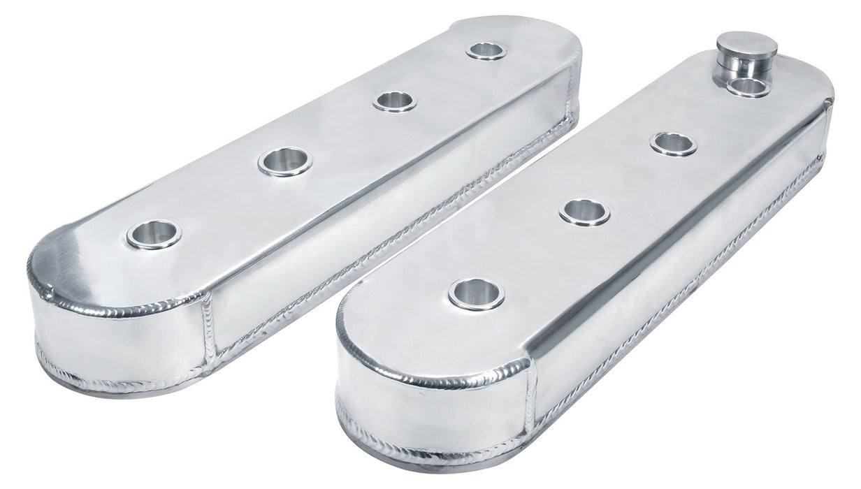 ALLSTAR PERFORMANCE 26210 Valve Covers LS Fab Aluminum w/o Coil Mount