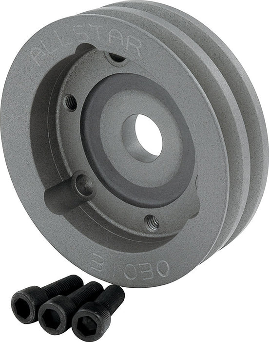 ALLSTAR PERFORMANCE 31030 Crank Pulley 2 Groove 4.750in Dia
