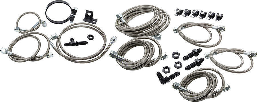 ALLSTAR PERFORMANCE 42053 Dirt Car Brake Line Kit Mod Aftermarket Calipers
