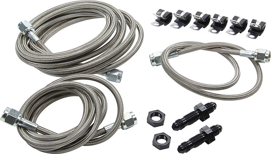 ALLSTAR PERFORMANCE 42061 Front End Brake Line Kit Mod Aftermarket Calipers