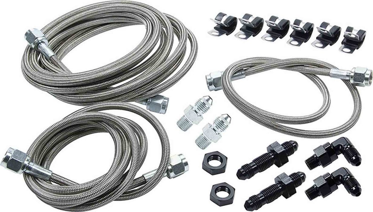 ALLSTAR PERFORMANCE 42062 Front End Brake Line Kit LM Aftermarket Calipers