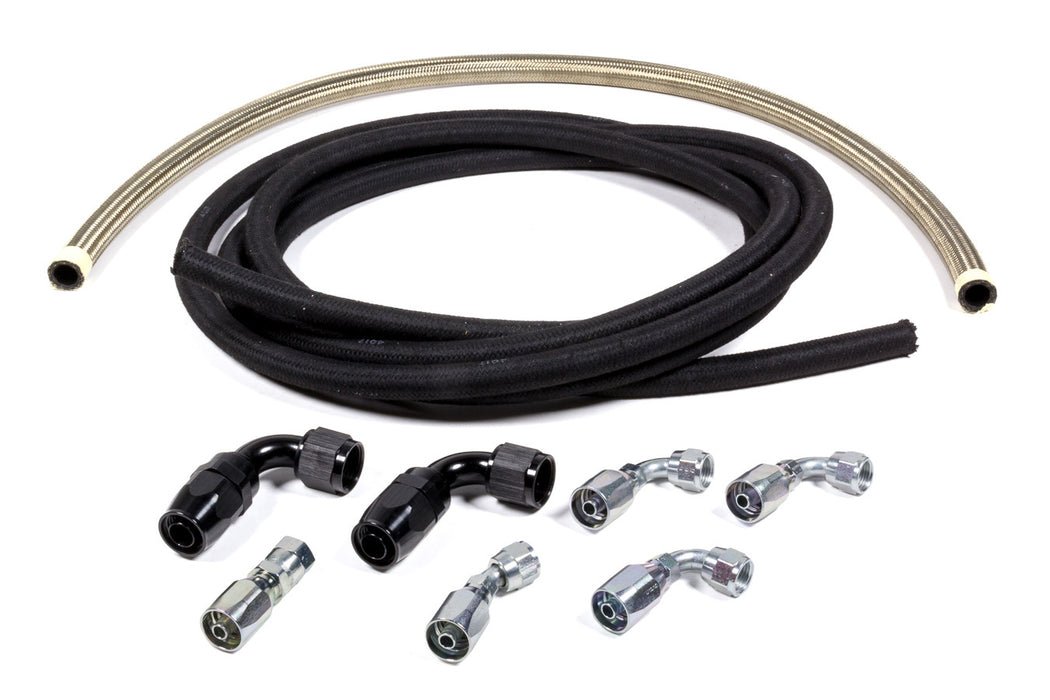ALLSTAR PERFORMANCE 48205 Power Steering Hose Kit Box to Bellhousing Mount
