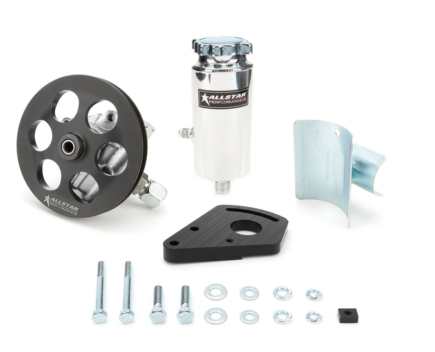 ALLSTAR PERFORMANCE 48242 Power Steering Kit Block Mount