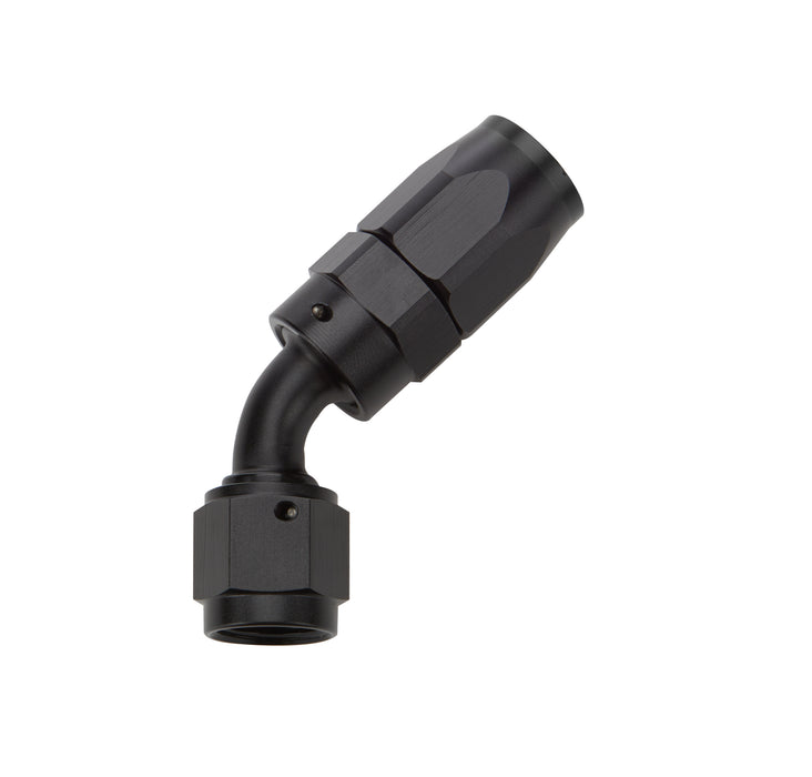 ALLSTAR PERFORMANCE 49332 Reusable Hose End Black 45 Deg Elbow -6
