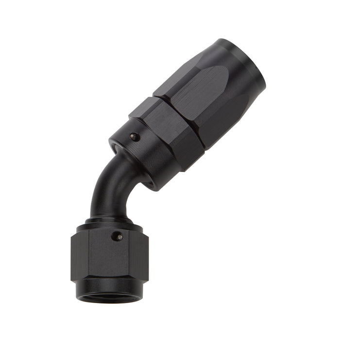 ALLSTAR PERFORMANCE 49335 Reusable Hose End Black 45 Deg Elbow -12