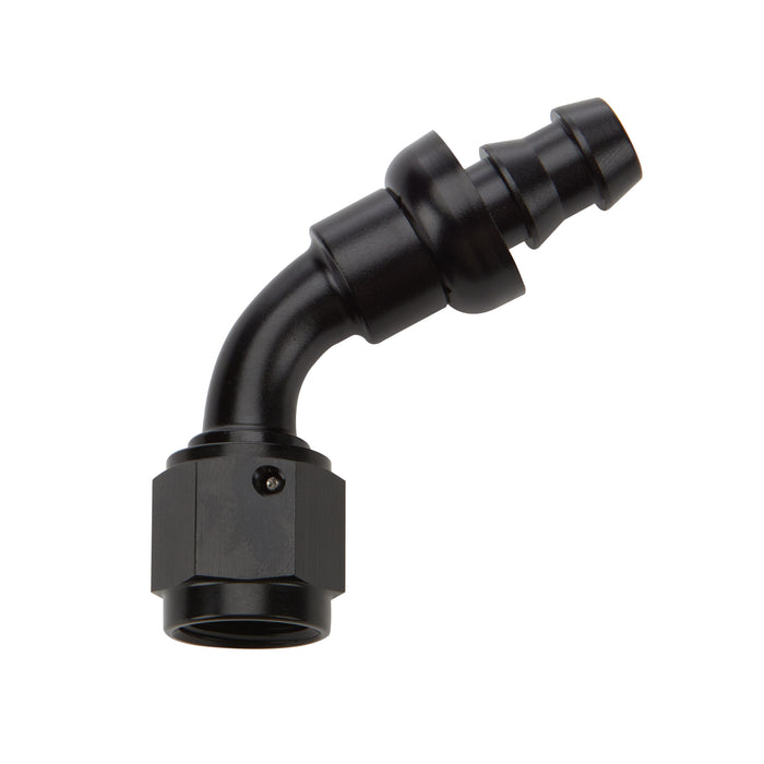 ALLSTAR PERFORMANCE 49444 Pushlock Hose End Black 60 Deg Elbow -10
