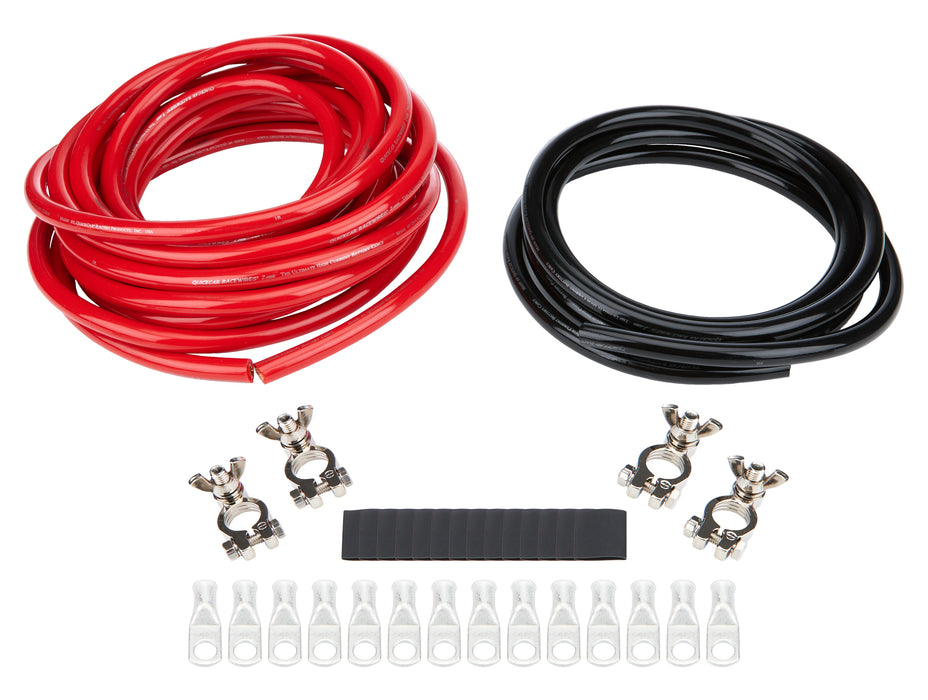 ALLSTAR PERFORMANCE 76112 Battery Cable Kit 2 Gauge 2 Batteries