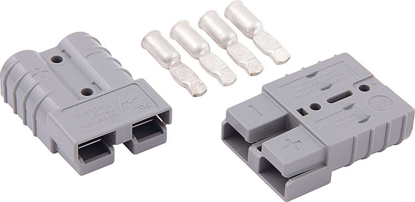 ALLSTAR PERFORMANCE 76320 Battery Quick Disconnect 50 Amp Gray 1pr