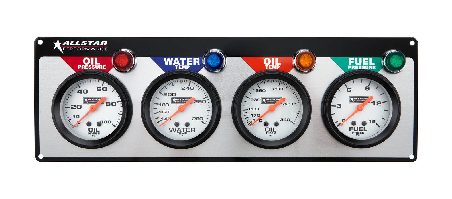 ALLSTAR PERFORMANCE 80093 4 Gauge Panel ALL OP/WT/OT/FP