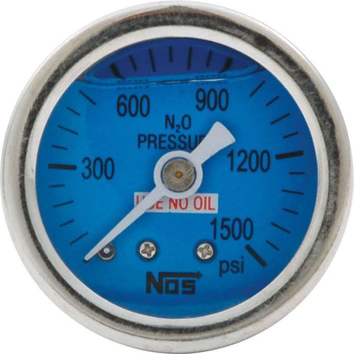 ALLSTAR PERFORMANCE 80208 1.5 Gauge 0-1500PSI NOS Liquid Filled