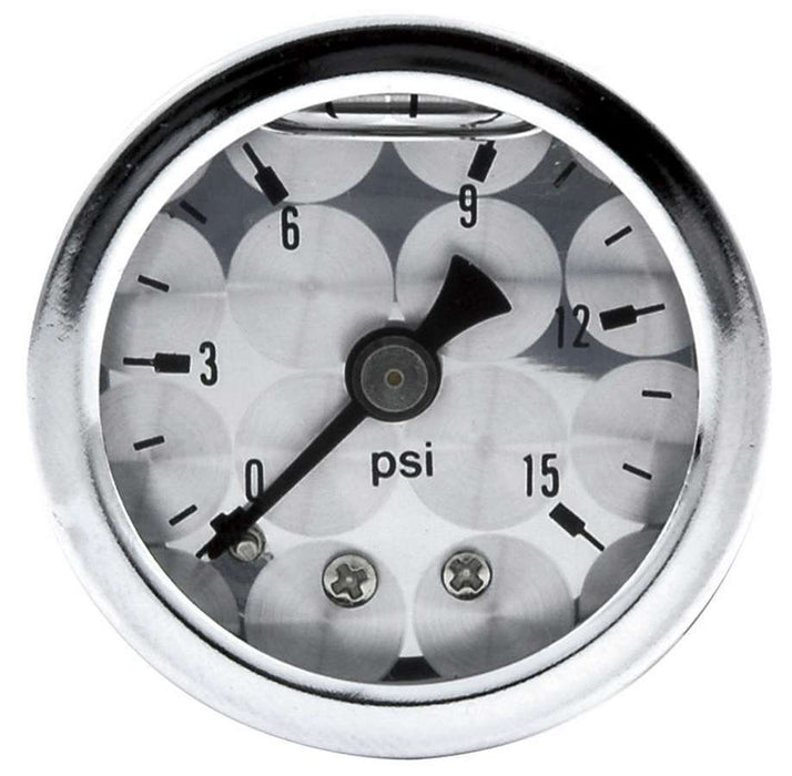 ALLSTAR PERFORMANCE 80220 1.5in Gauge 0-15 PSI Turned Face Discontinued