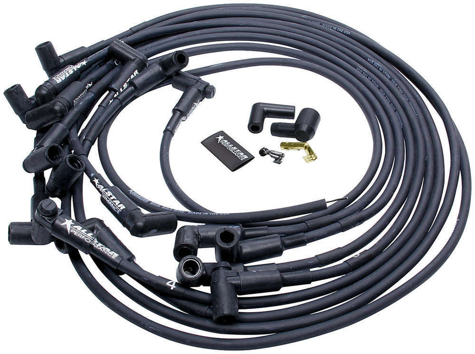 ALLSTAR PERFORMANCE 81365 Spark Plug Race Wire Set Under Header w/o Sleeve