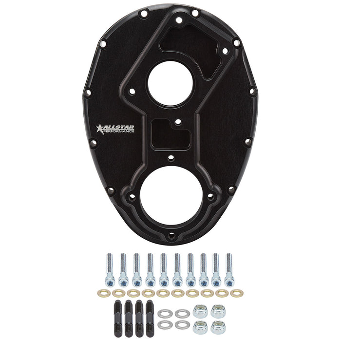 ALLSTAR PERFORMANCE 90081 Sprint Timing Cover Raised Cam Billet