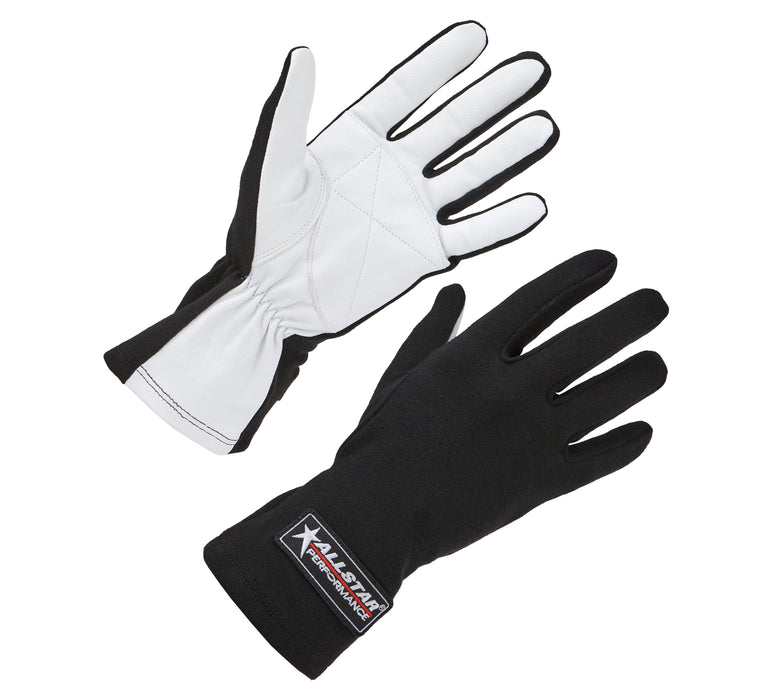 ALLSTAR PERFORMANCE 910012 Driving Gloves Non-SFI S/L Black Medium