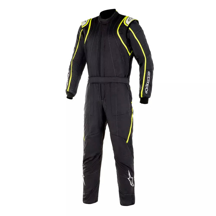 ALPINESTARS USA 3355121-155-54 Suit GP Race V2 Black / Yellow Medium / Large