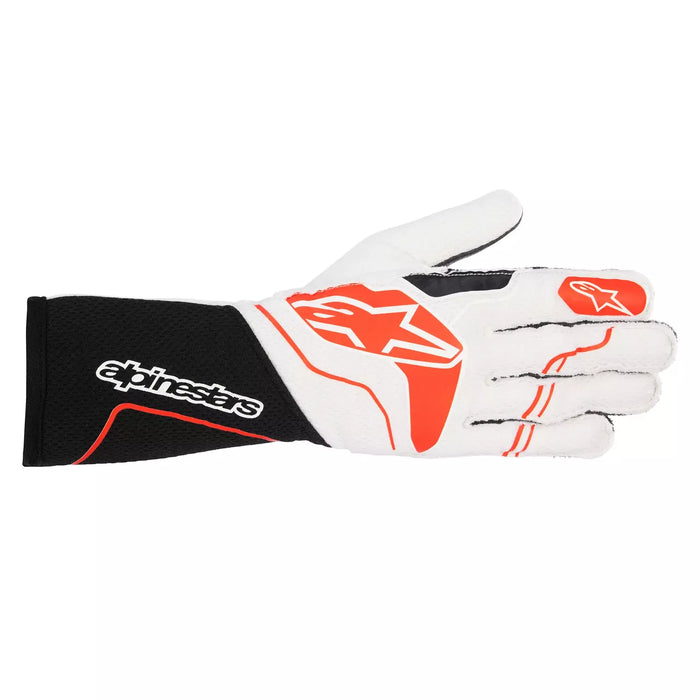 ALPINESTARS USA 3550323-123-XL Gloves Tech 1-ZX White / Red X-Large