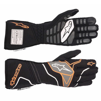 ALPINESTARS USA 3550323-156-S Gloves Tech 1-ZX Black / Orange Small