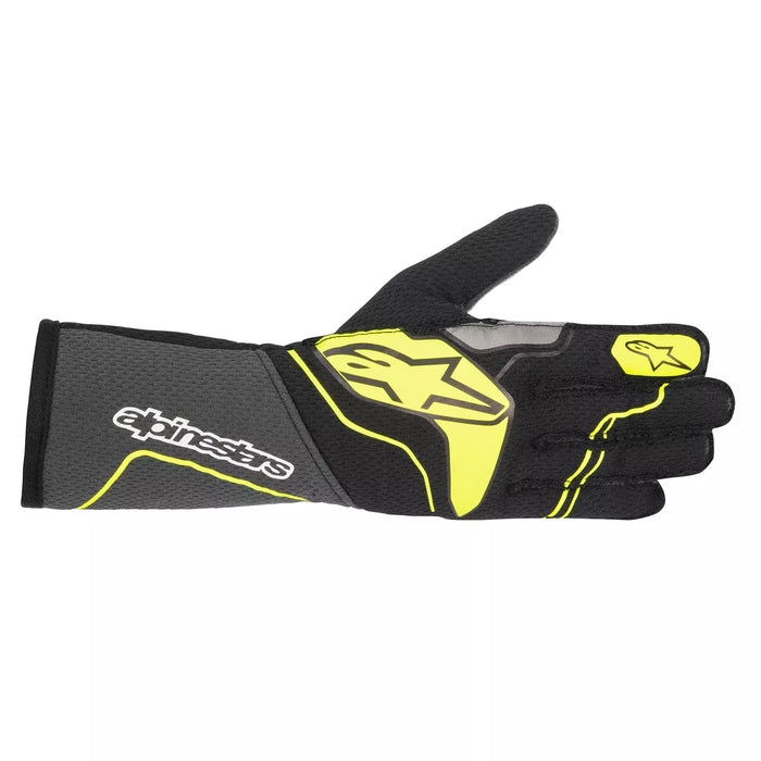 ALPINESTARS USA 3550323-9151-M Gloves Tech 1-ZX Gray / Yellow Medium