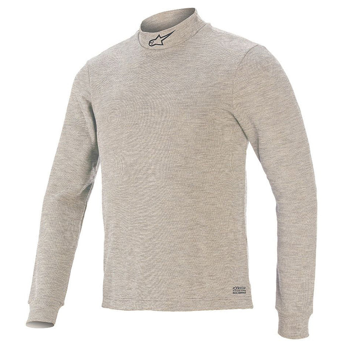 ALPINESTARS USA 4754520-11-S Race Top V3 Small Lt. Gray Long Sleeve
