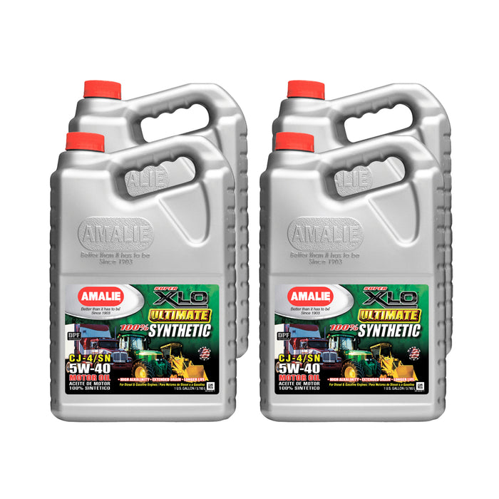 AMALIE 160-60197-36 XLO Ultimate Full Synthe ti 5w40 Oil Case 4x1 Gal