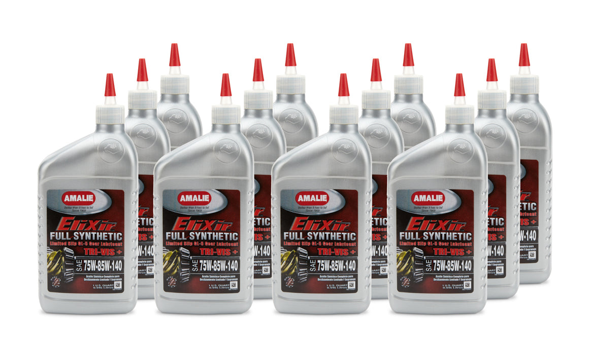 AMALIE 160-71376-56 Elixir Synthetic LS GL-5 75W-85W-140 Case 12x1Qt