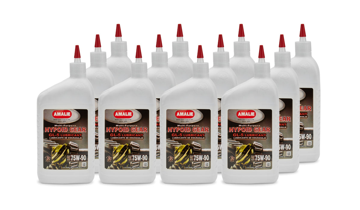 AMALIE 160-73116-56 Hypoid Gear Oil MP GL-5 75w90 Case 12x1Qt