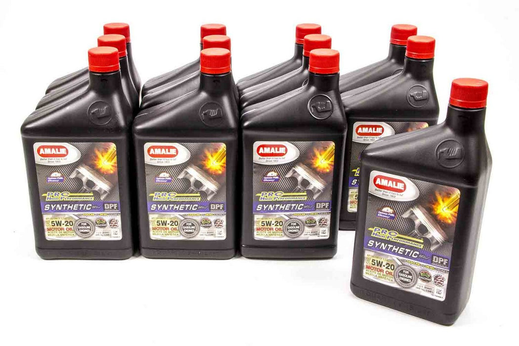 AMALIE 160-75646-56 PRO HP Syn Blend 5w20 Oil Case 12x1Qt