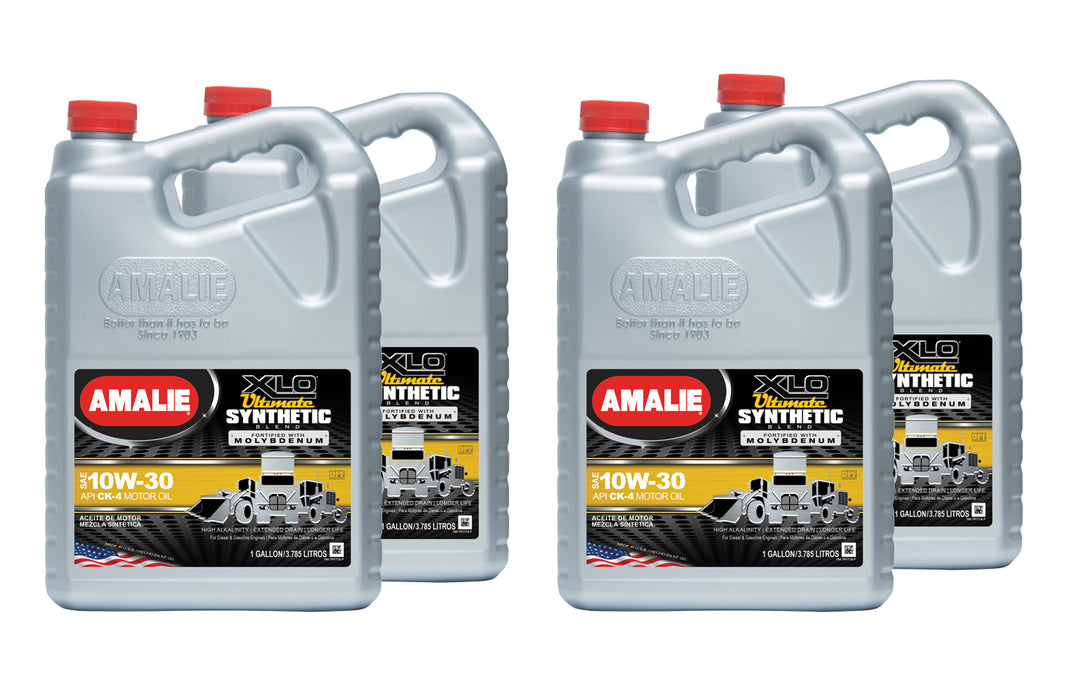 AMALIE 160-79177-36 XLO Ultimate Synthetic Blend 10w30 Case 4x1 Gal