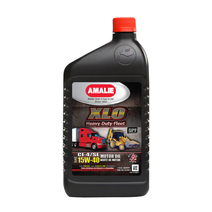 AMALIE 71706-56 XLO Heavy Duty Fleet Eng ine Oil 15w40 Case 1 Qt.