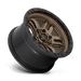 Fuel 1PC D70218907550 D702 18X9 5X5.0 MT-BRNZ-BBR 01MM - Truck Part Superstore