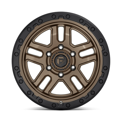 Fuel 1PC D70218907550 D702 18X9 5X5.0 MT-BRNZ-BBR 01MM - Truck Part Superstore