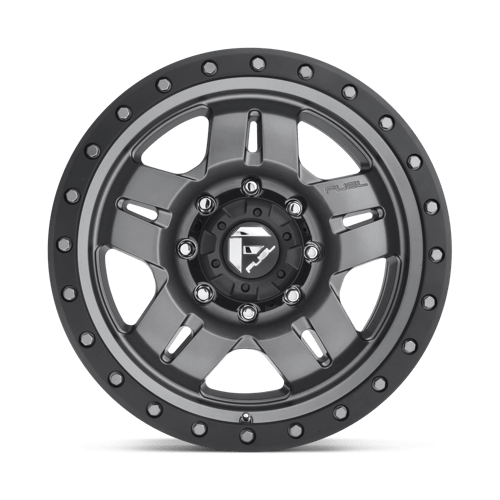 Fuel 1PC D55817857345 D558 17X8.5 5X5.0 MT-GNMTL-BBR -6MM - Truck Part Superstore