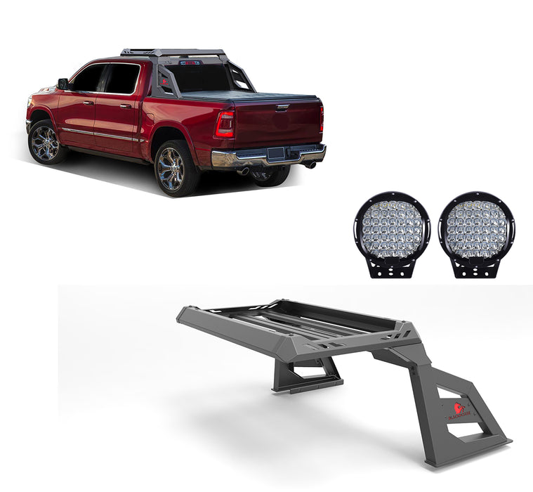Black Horse Off Road AR-CHR03-PL69B Armour Chase Rack Kit - Truck Part Superstore