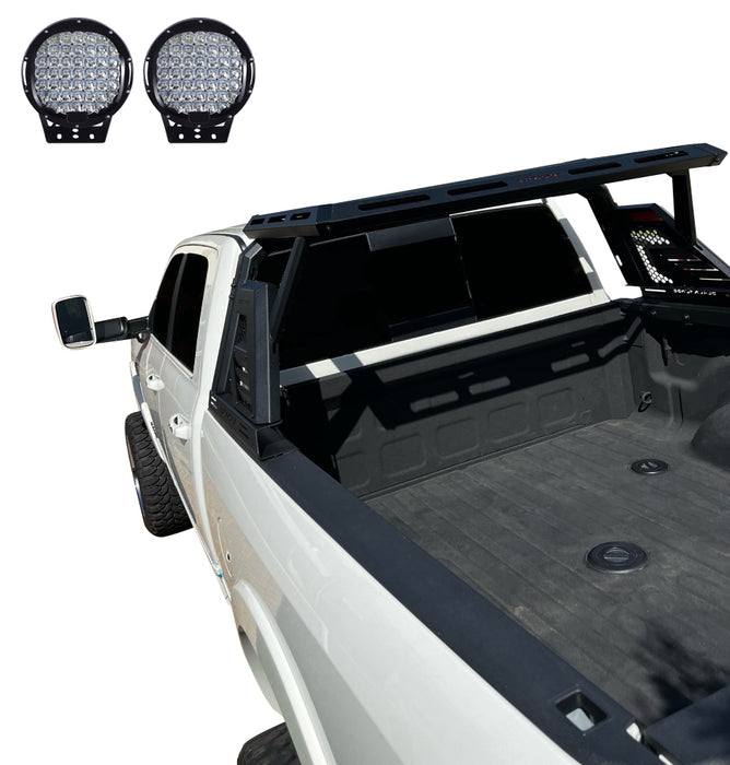 Black Horse Off Road AR2-03BA3-PL69B Armour II Roll Bar W/Basket Kit - Truck Part Superstore