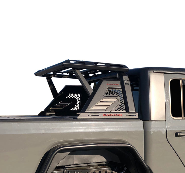 Black Horse Off Road AR2-05BA3 Armour II Roll Bar W/Basket - Truck Part Superstore