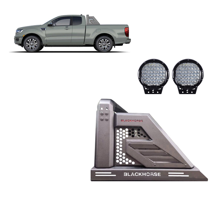 Black Horse Off Road AR2-07B-PL69B Armour II Roll Bar Kit - Truck Part Superstore