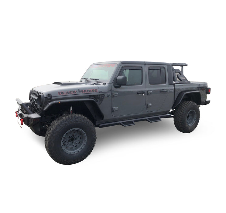 Black Horse Off Road AR2-09BA3 Armour II Roll Bar W/Basket - Truck Part Superstore