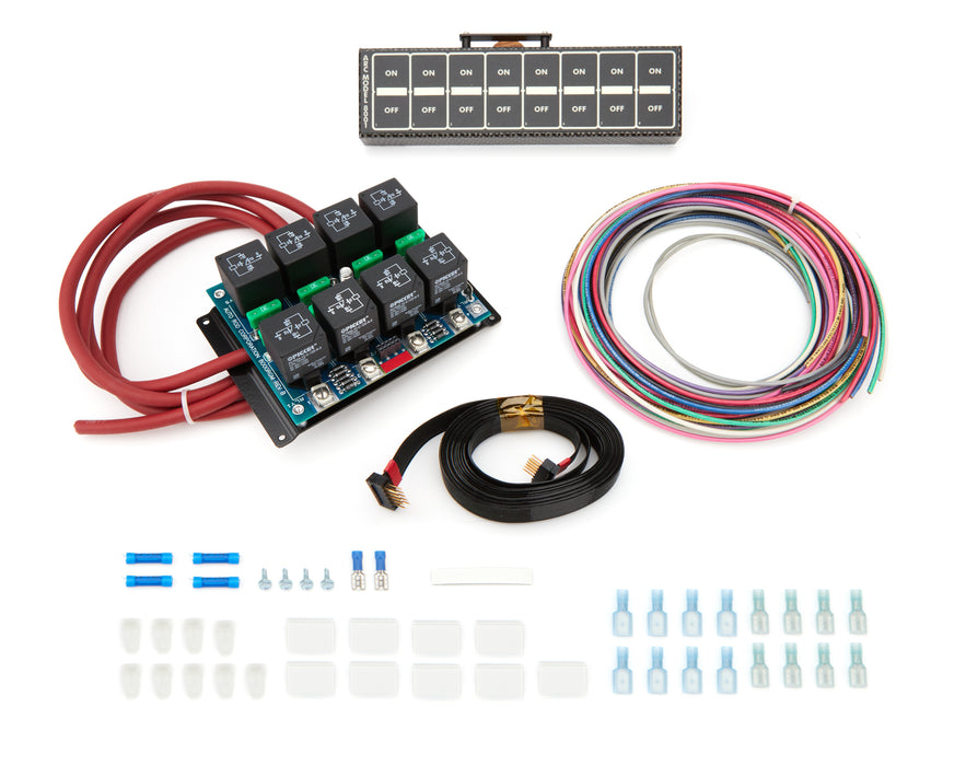 AUTO ROD CONTROLS 8004D 8 Switch In-Dash Control Module  C/F Finish