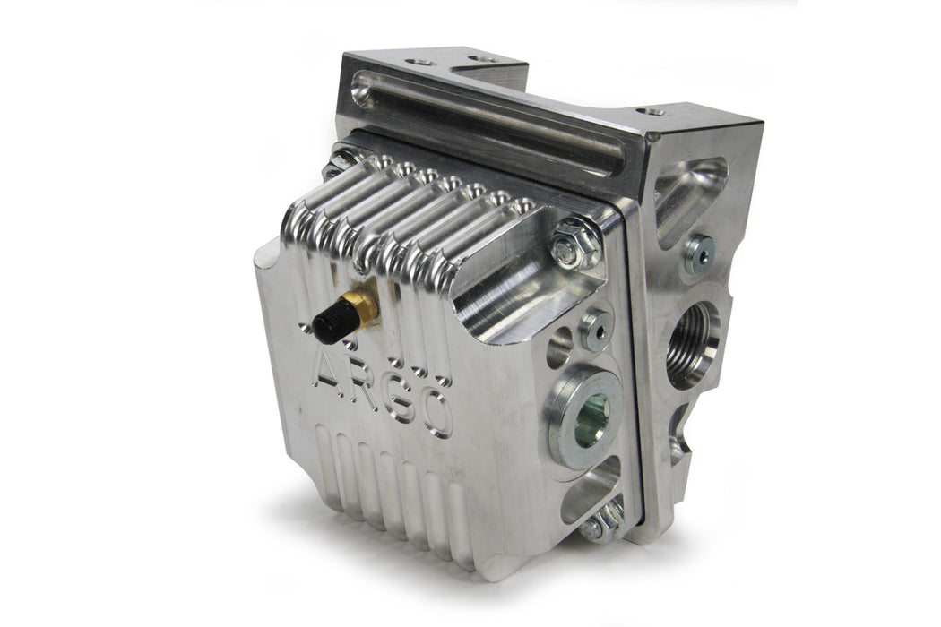 ARGO MANUFACTURING HPF301 Billet Remote Filter Mnt w/ Screen