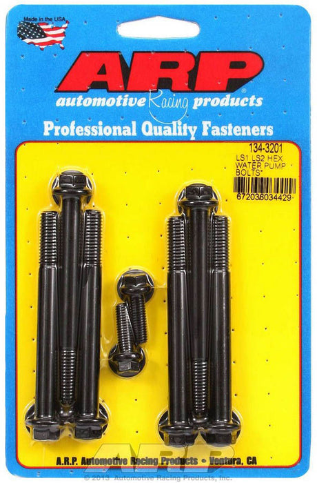 ARP 134-3201 W/P & Thermostat Housing Bolt Kit - 6pt. LS1/LS2
