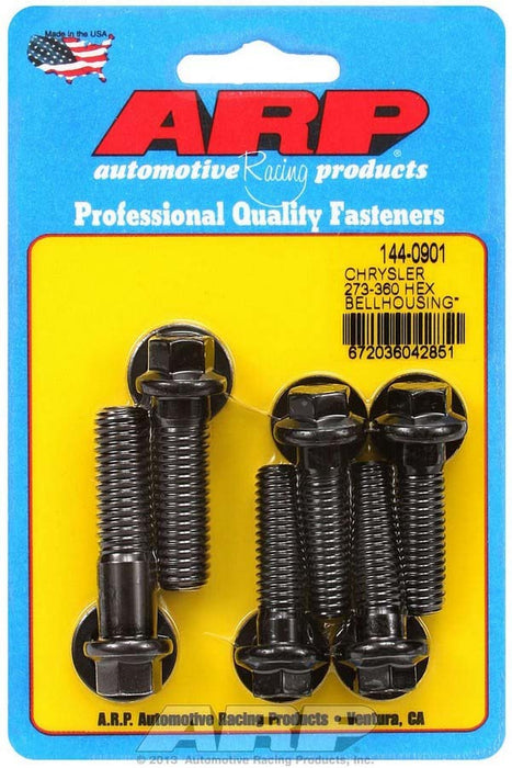 ARP 144-0901 Bellhousing Bolt Kit 6pt SBM 273-360