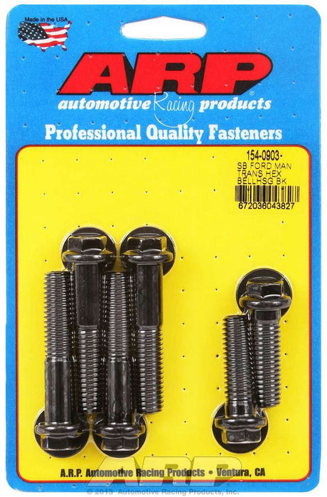 ARP 154-0903 Bellhousing 6pt Bolt Kit SBF w/Manual Trans