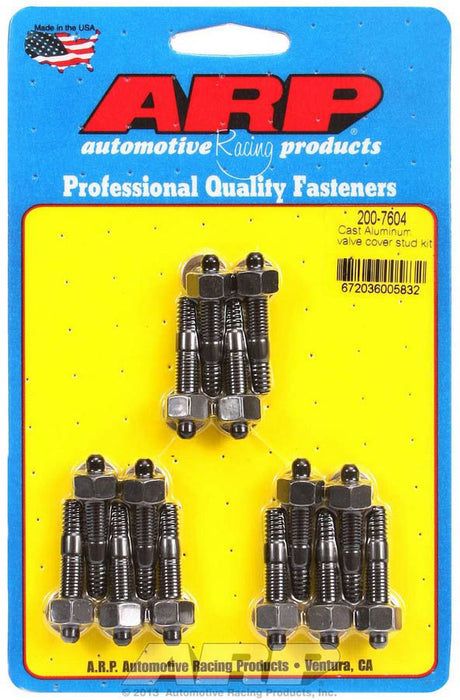 ARP 200-7604 Valve Cover Stud Kit 1/4 6pt. (14)